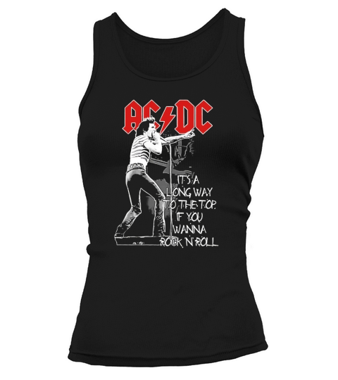 Ac And Dc Band It Is A Long Way To The Top Tank top Woman