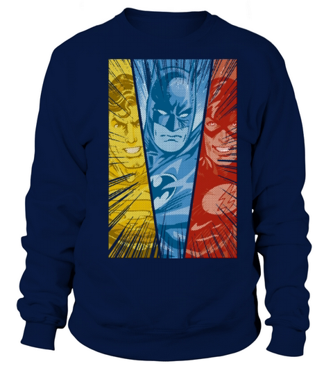 Justice League Superman Batman Flash Women's Sweatshirt