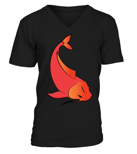 KOI FISH Men's V-Neck T-shirt