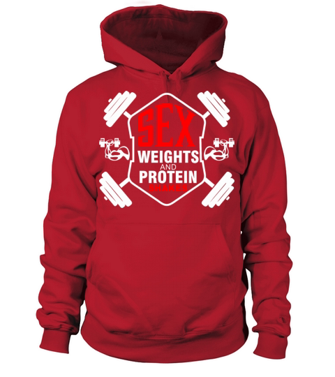 Sex Weights and Protein Shakes Women's Hoodie