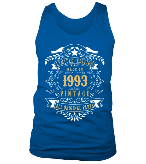 Limited Edition Made In 1993 Vintage Original Men's Tank Top