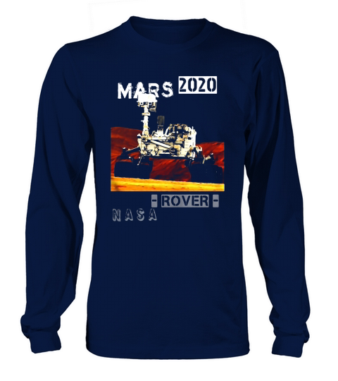 NASA SPACE Mars 2020 Rover New T-shirt Long sleeved Unisex
