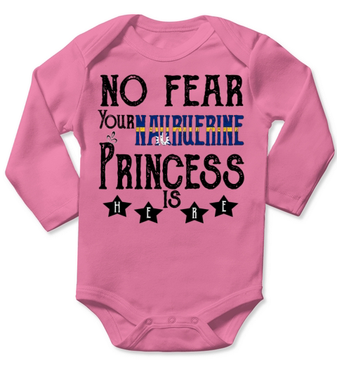 Geschenk Prinzessin Land queen Nauru Long Sleeve Baby One-Piece