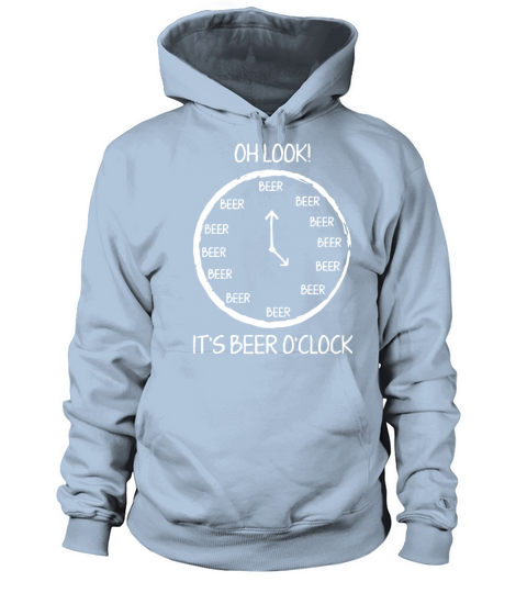 OH Look its beer o clock t-shirts Men's Hoodie