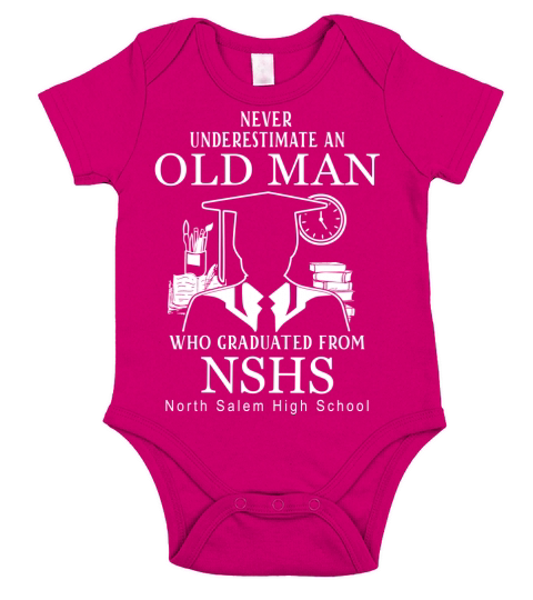 North Salem High School Short Sleeve Baby One-Piece
