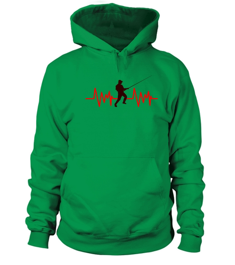 Fishermen - Fishing Passion with pulse Men's Hoodie
