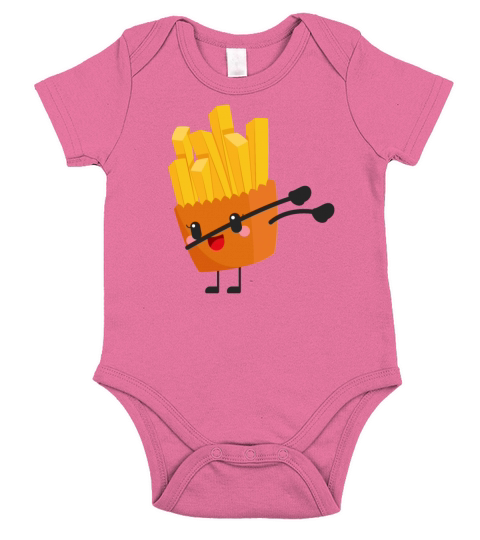 Dabbing French Fries - gift idea Short Sleeve Baby One-Piece