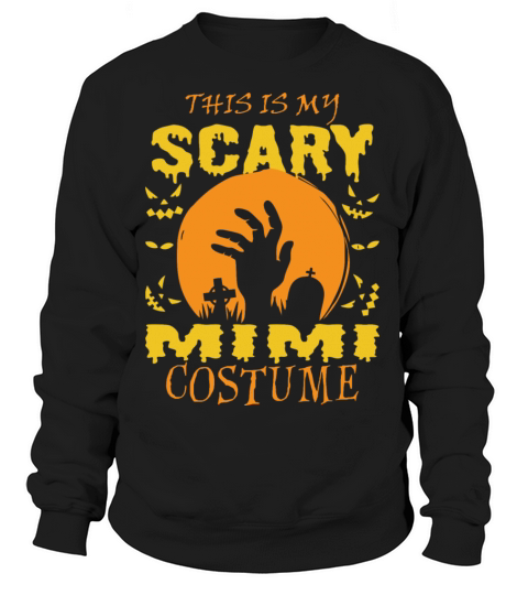 This Is My Scary Mimi Costume Halloween Women's Sweatshirt