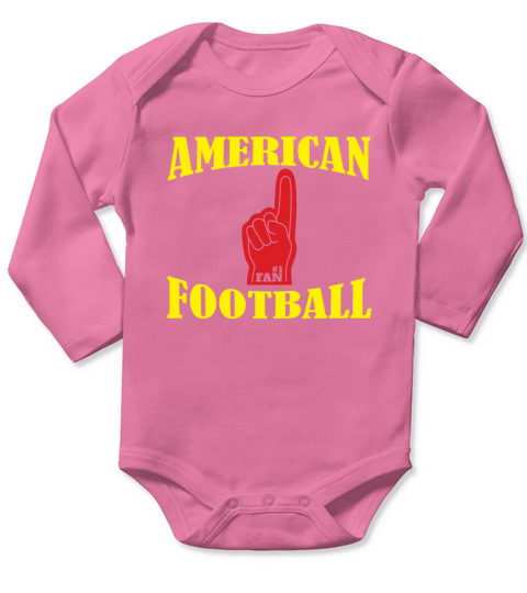 AMERICAN FOOTBALL shirt Long Sleeve Baby One-Piece