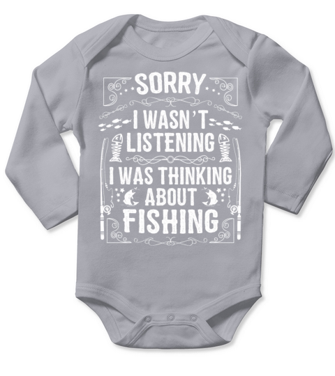 Was thinking about Fishing Fishing Shirts & Gifts Long Sleeve Baby One-Piece