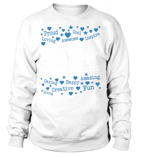 November 1974 Legends Sweatshirt Unisex