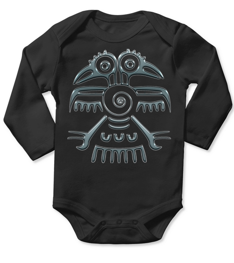 Maya tattoo Long Sleeve Baby One-Piece