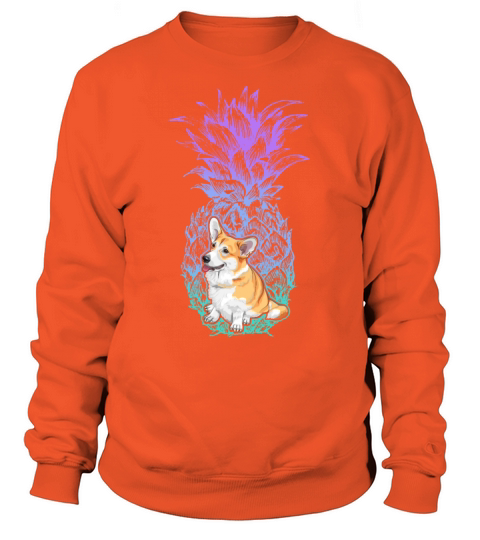 Pineapple Corgi Shirt Best Birthday Gift For Women's Sweatshirt