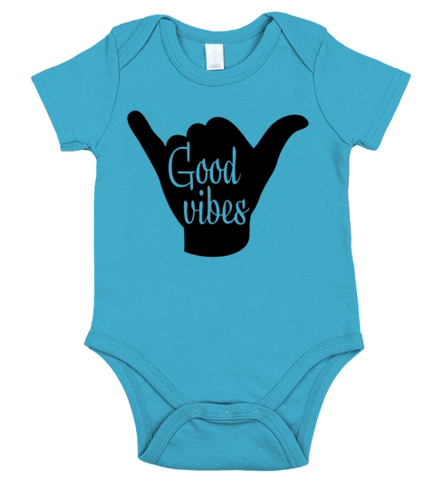 Good vibes Short Sleeve Baby One-Piece