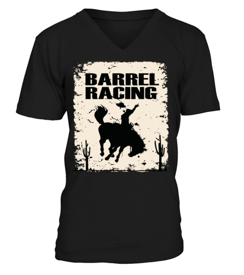 Barrel Racing Men's V-Neck T-shirt