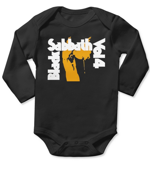 Black_Sabbath Vol 4 T-Shirt Long Sleeve Baby One-Piece