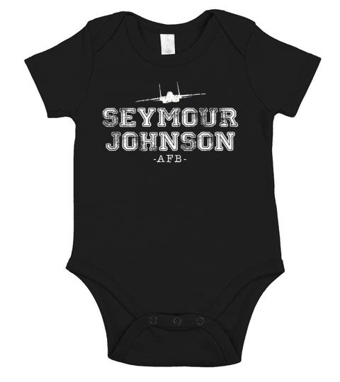 SJAFB Seymour Johnson Air Force Base F-15 Short Sleeve Baby One-Piece