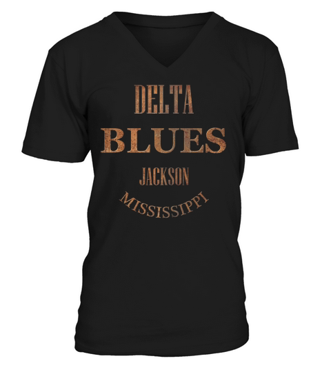 blues jackson mississippi T-Shirt V-Neck T-shirt