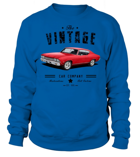 vintage car co chevelle Sweatshirt Unisex