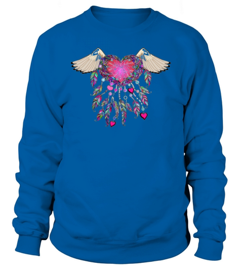 Chrome Angel Heart Love wing Women's Sweatshirt