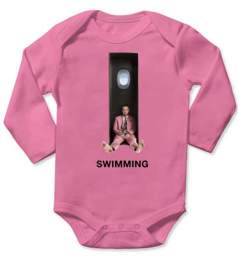 Swimming By Mac Miller Come Back To Earth Long Sleeve Baby One-Piece