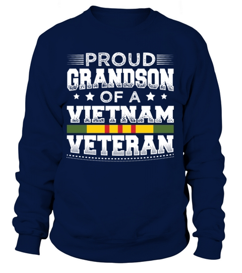 Patriotic Grandson of a Vietnam Veteran Army Gift Women's Sweatshirt