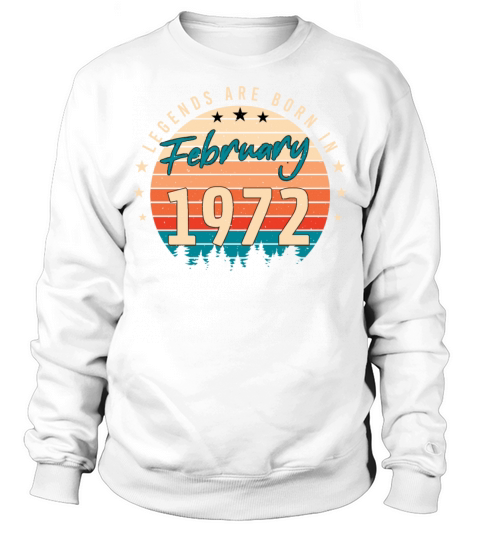 February 1972 Legend Retro Men's Sweatshirt