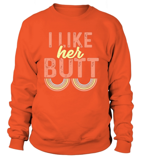 LGBT Lesbian Matching Couples I Like Her Men's Sweatshirt