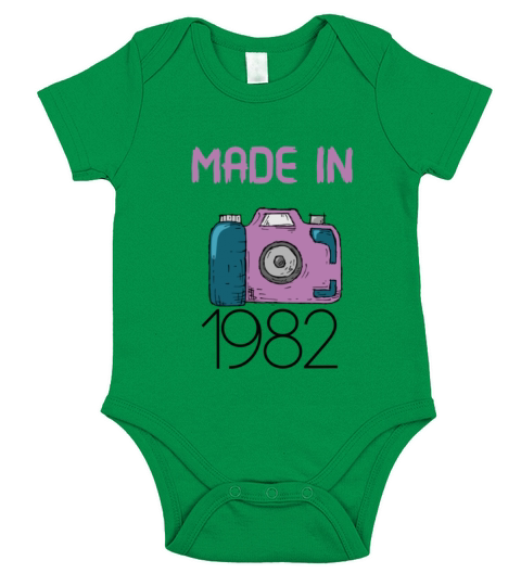 Made in 1982 Short Sleeve Baby One-Piece