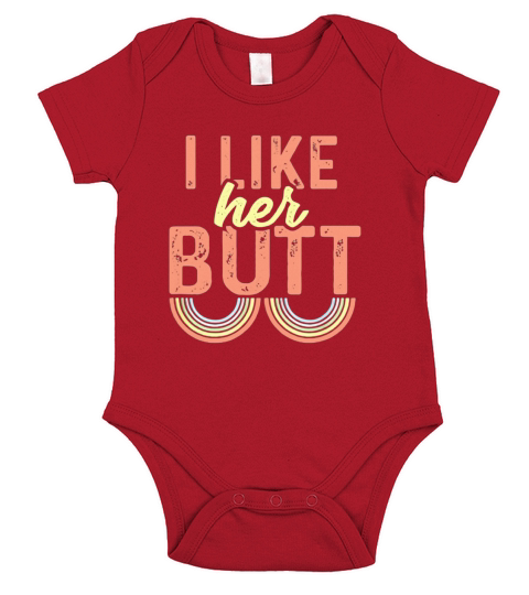 LGBT Lesbian Matching Couples I Like Her Short Sleeve Baby One-Piece