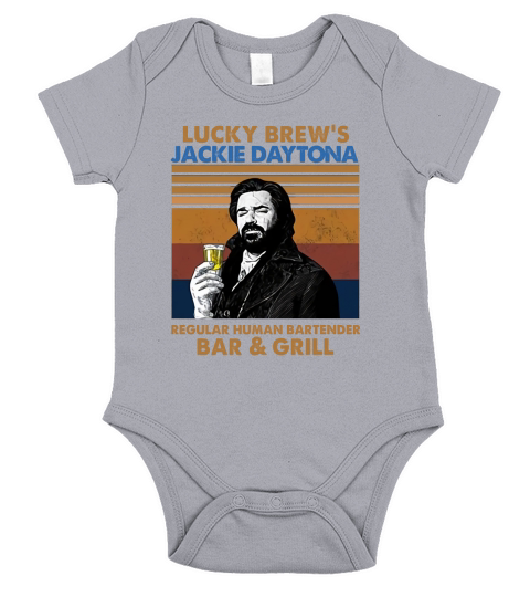 Jackie Daytona Vintage Lucky Brew Short Sleeve Baby One-Piece