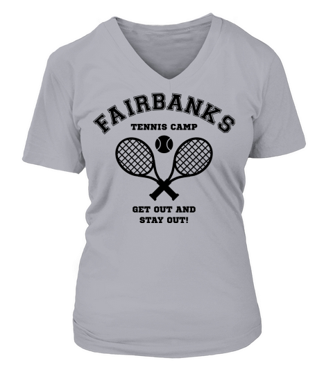 Fairbanks Tennis Camp Women's V-Neck T-shirt