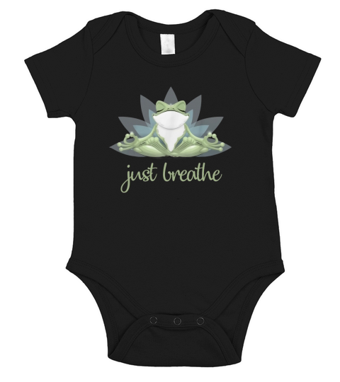 Frog Yoga Just Breathe Short Sleeve Baby One-Piece