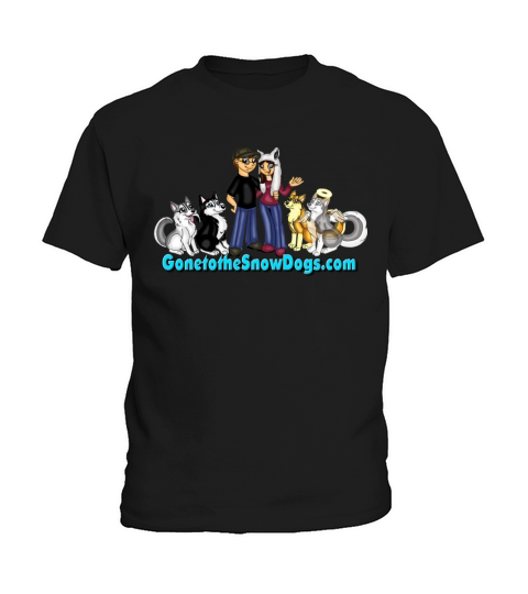 Snow Dogs Vlogs Logo Kids T-Shirt