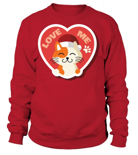 dog love me funny art Women's Sweatshirt