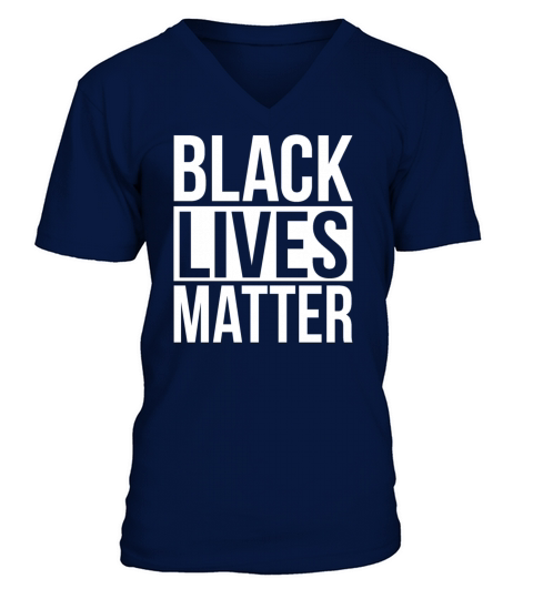 Black Lives Matter Men's V-Neck T-shirt