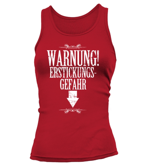 Warning danger of suffocation Vintage Schniblow Gi Women's Tank Top