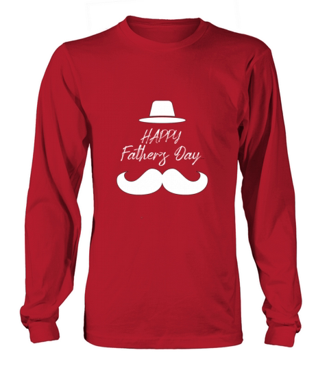 happy fathers day tshirt Men's Long Sleeve