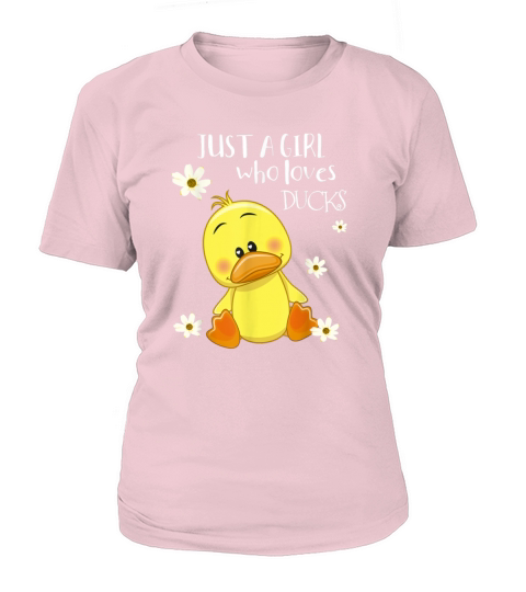 Just a Girl Who Loves Ducks Cute Duck Lover Owner Women's T-Shirt
