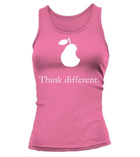 Apple Parody Pear Think different Women's Tank Top