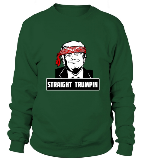 Straight Trumpin Funny President Rap Hip-Hop Gift Women's Sweatshirt