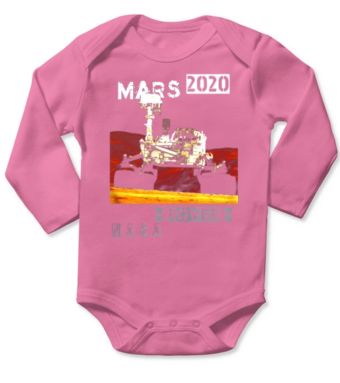 NASA SPACE Mars 2020 Rover New T-shirt Long Sleeve Baby One-Piece