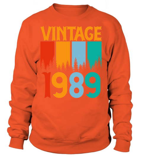 Vintage 1989 30th Birthday Made in 1989 Men's Sweatshirt