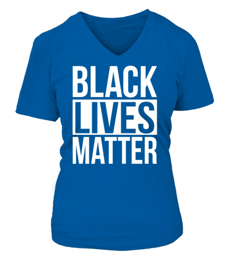 Black Lives Matter Women's V-Neck T-shirt