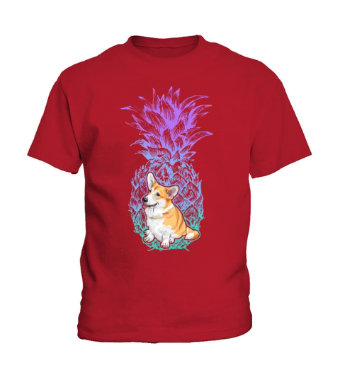Pineapple Corgi Shirt Best Birthday Gift For Kids T-Shirt