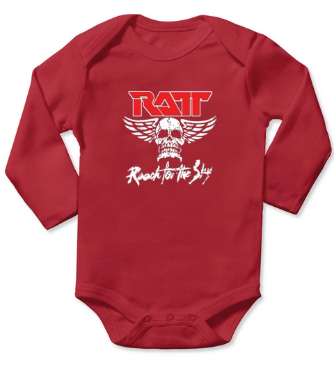 ratt rock for the sky Long Sleeve Baby One-Piece