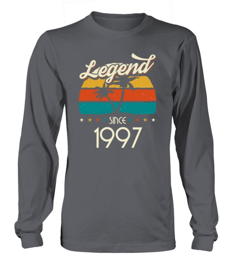 1997 Vintage born in Retro age Birthday gift idea Women's Long Sleeve