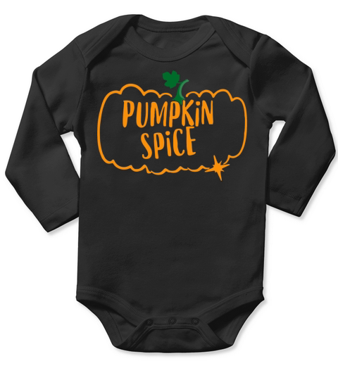 Pumpkin Spice Long Sleeve Baby One-Piece