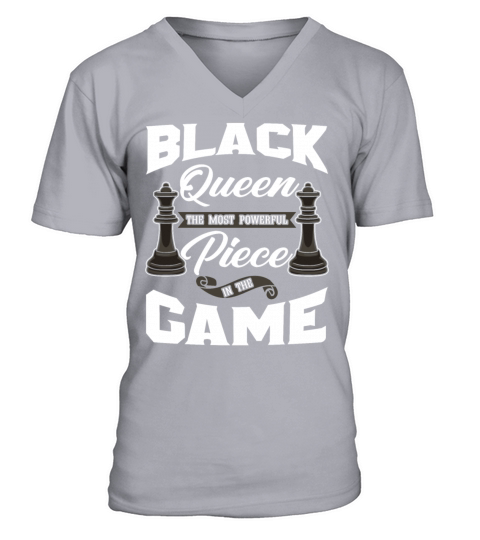 Black Queen The Most Powerful Piece Men's V-Neck T-shirt