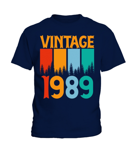 Vintage 1989 30th Birthday Made in 1989 Kids T-Shirt